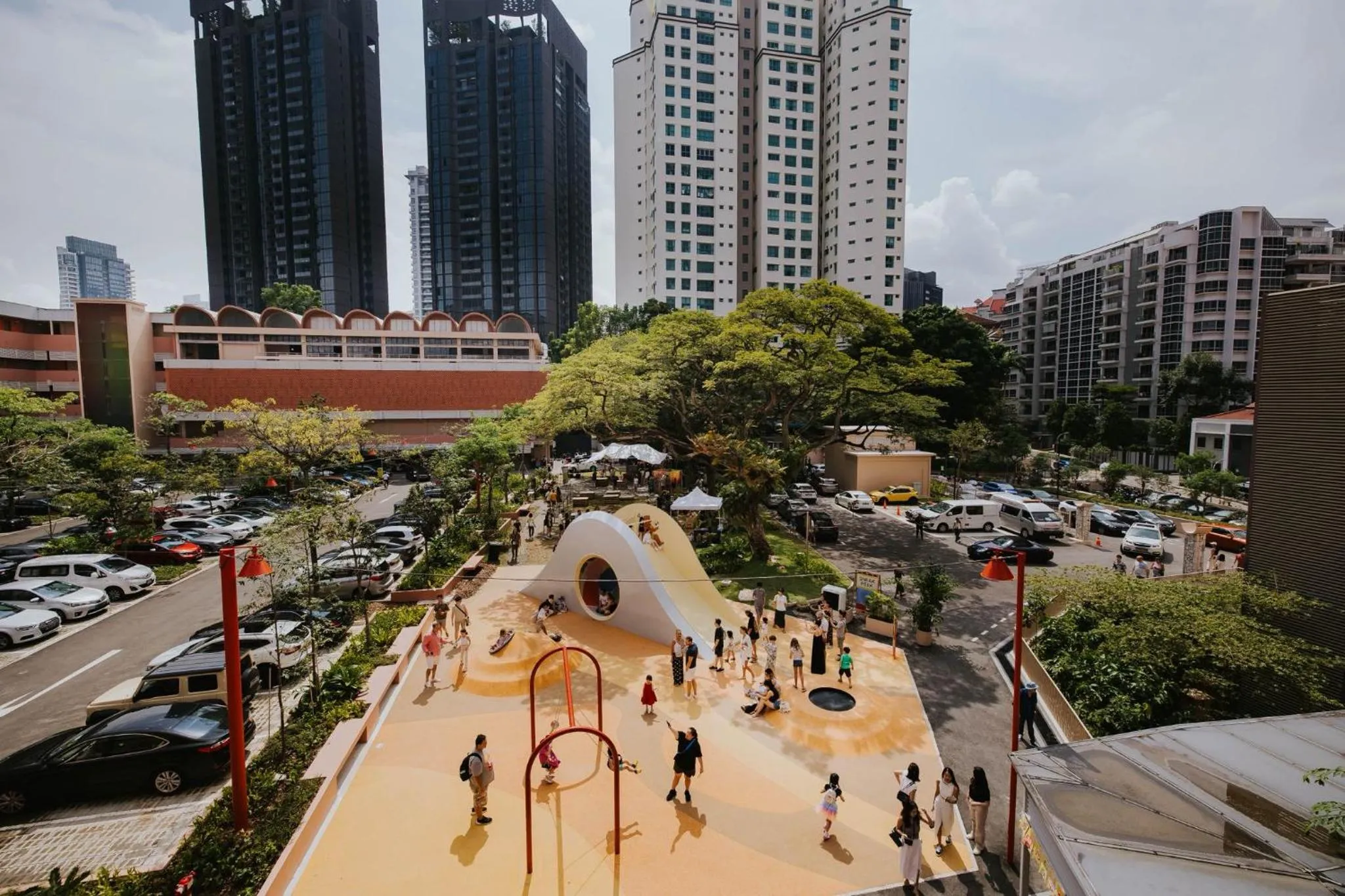 Children play ground in Alma House