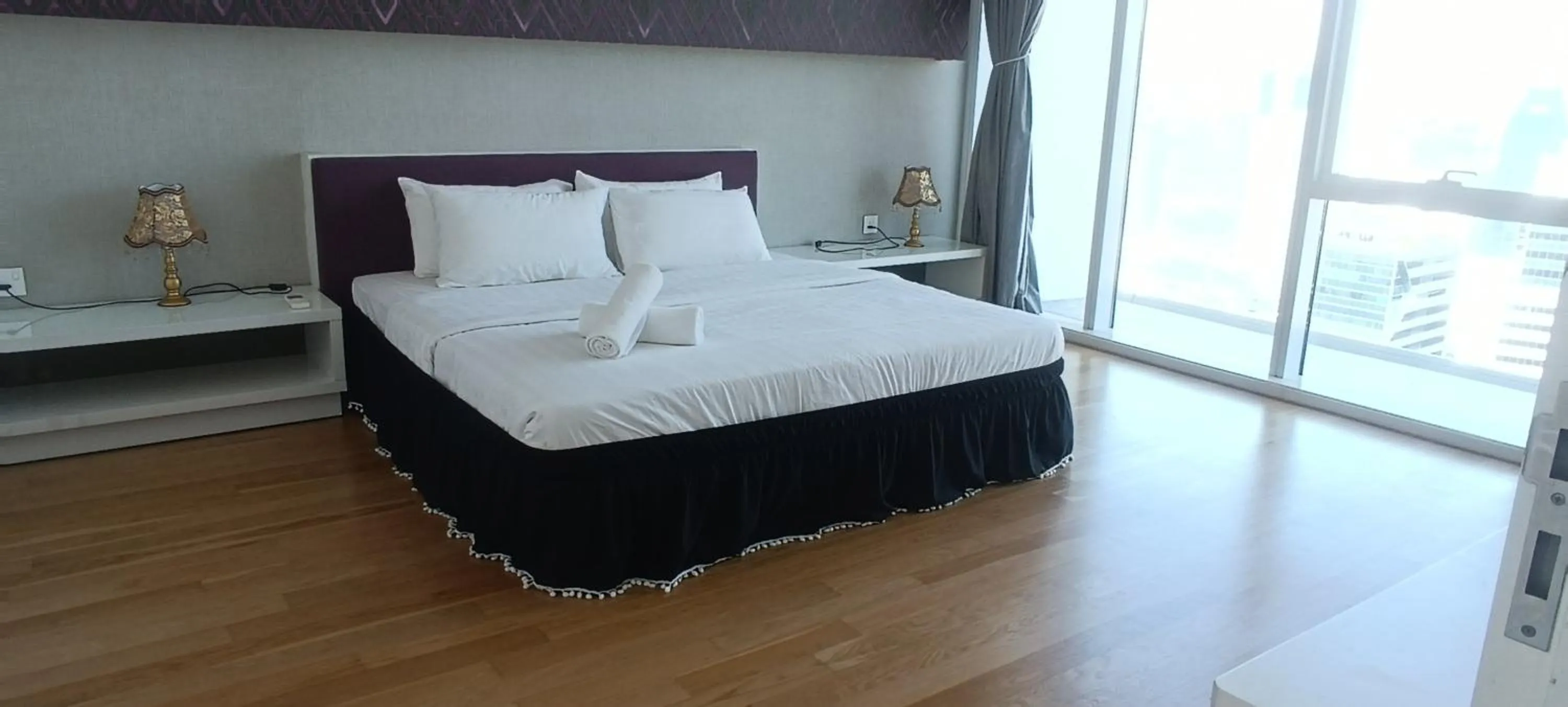 Bed in SKYWARD SUITES at Platinum KLCC