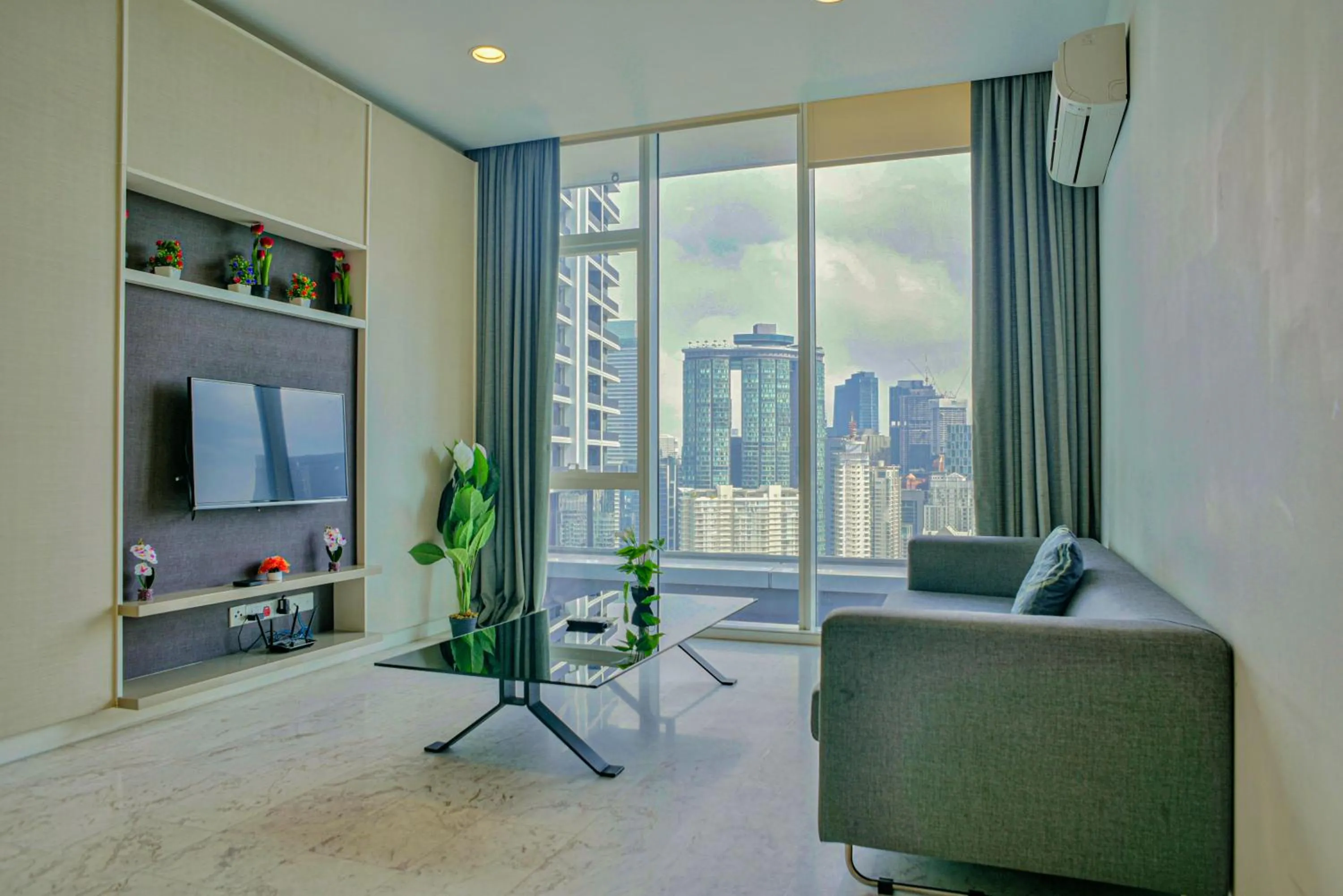 TV and multimedia in SKYWARD SUITES at Platinum KLCC