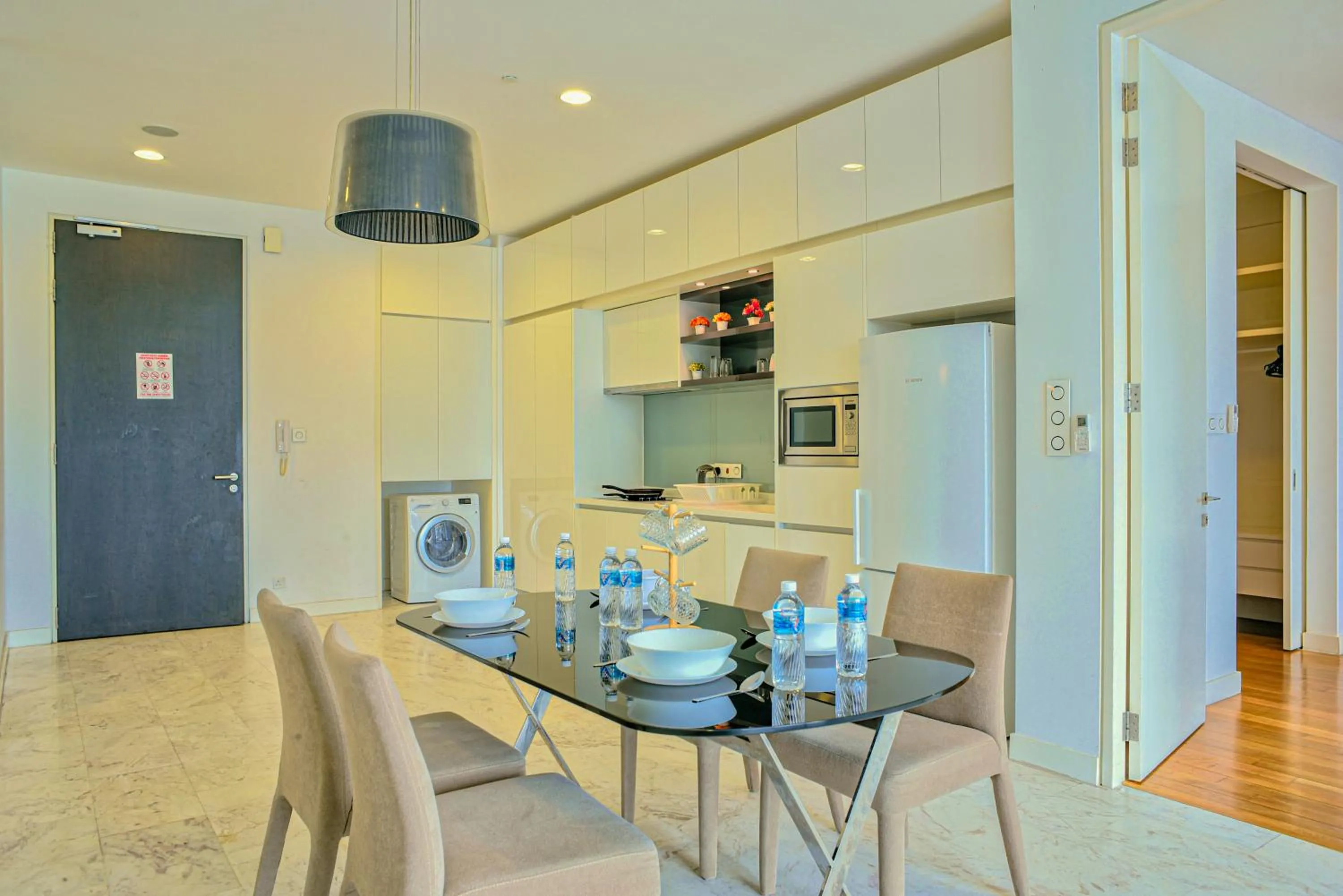 Kitchen or kitchenette in SKYWARD SUITES at Platinum KLCC
