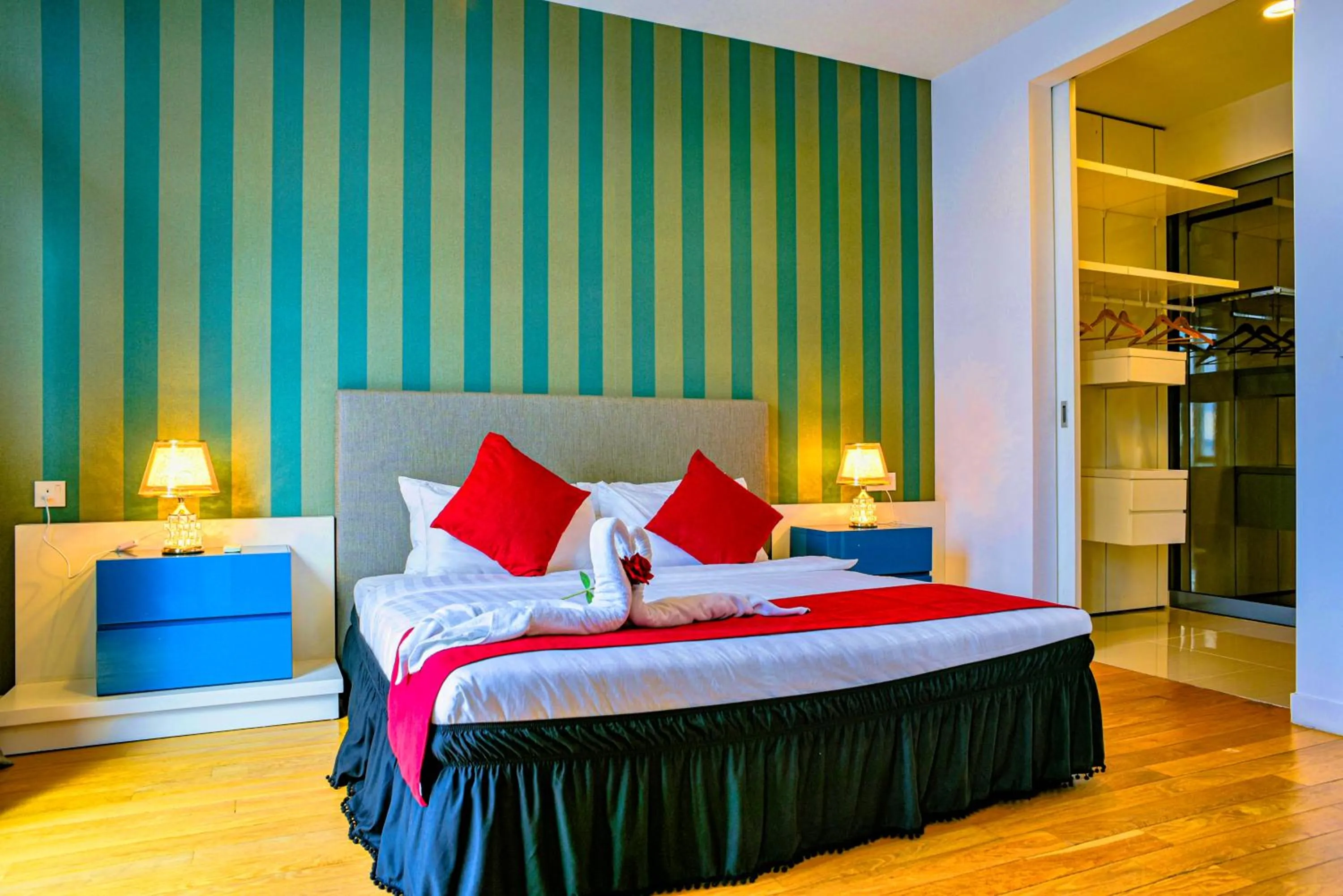 Bedroom, Bed in SKYWARD SUITES at Platinum KLCC