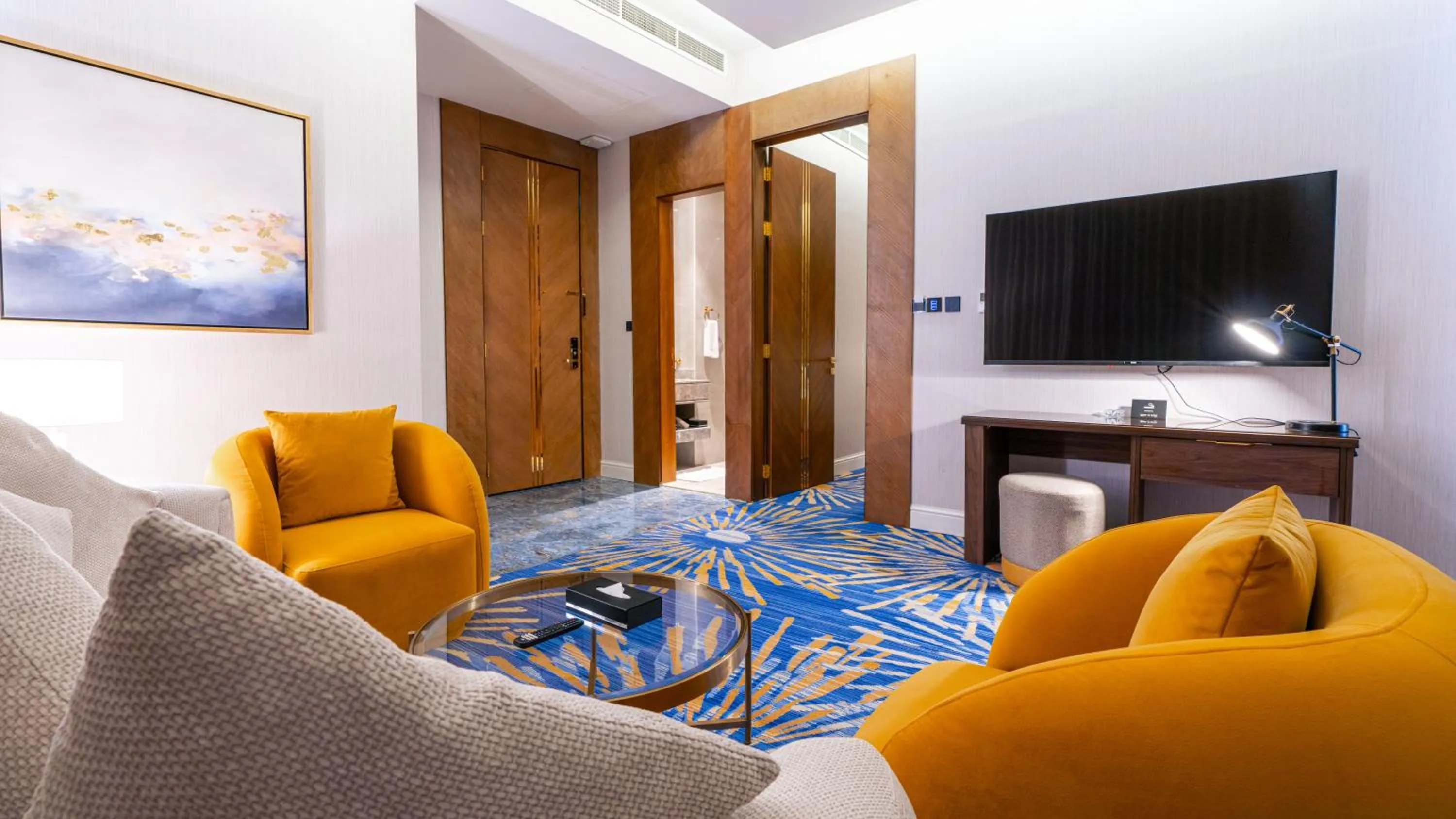 Seating area in Novo Hotel