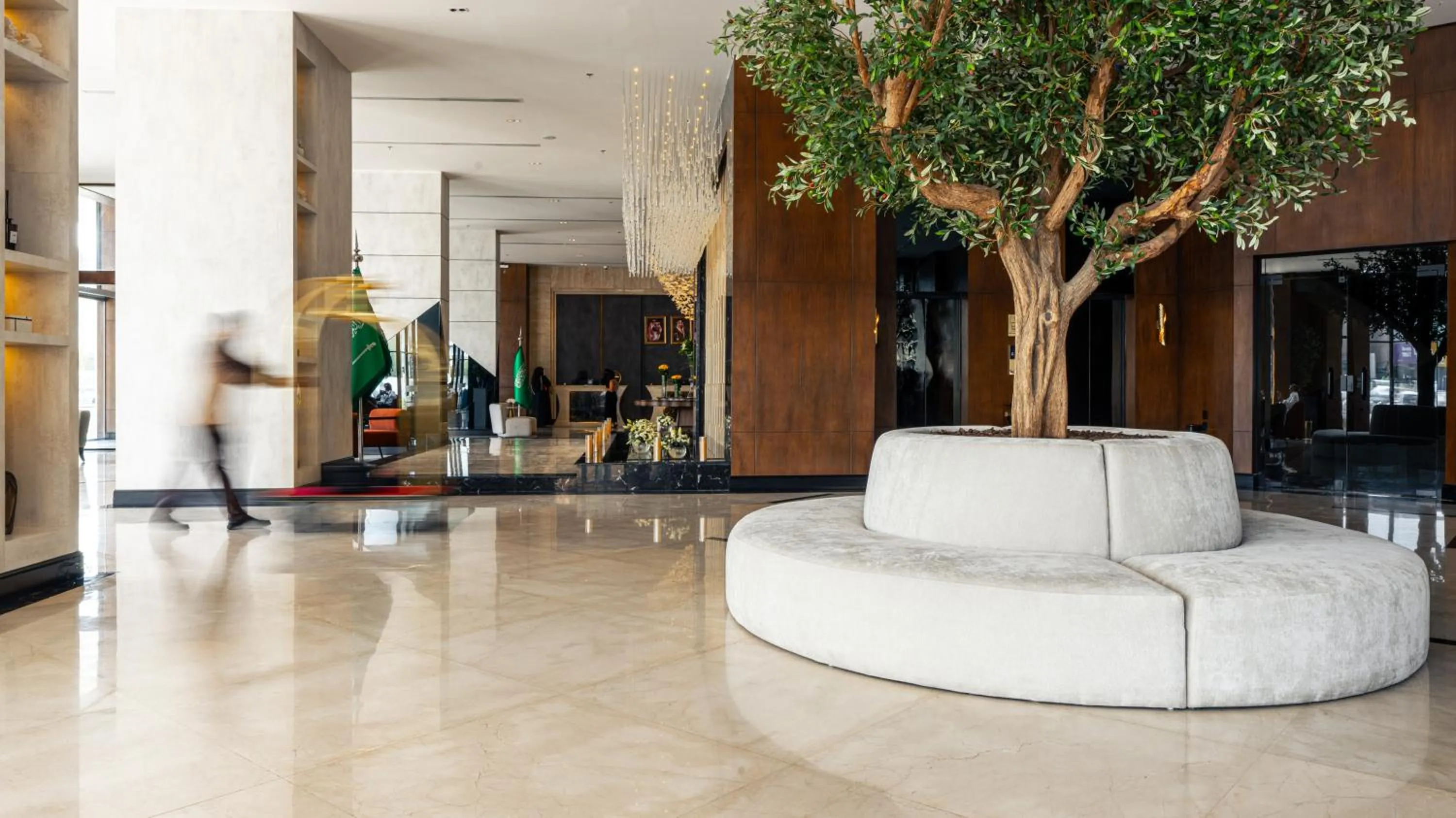 Seating area in Novo Hotel