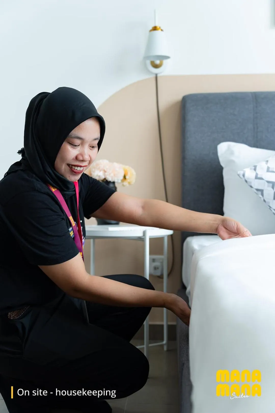 Bed in Mossaz Mana-Mana Suites Kuala Lumpur