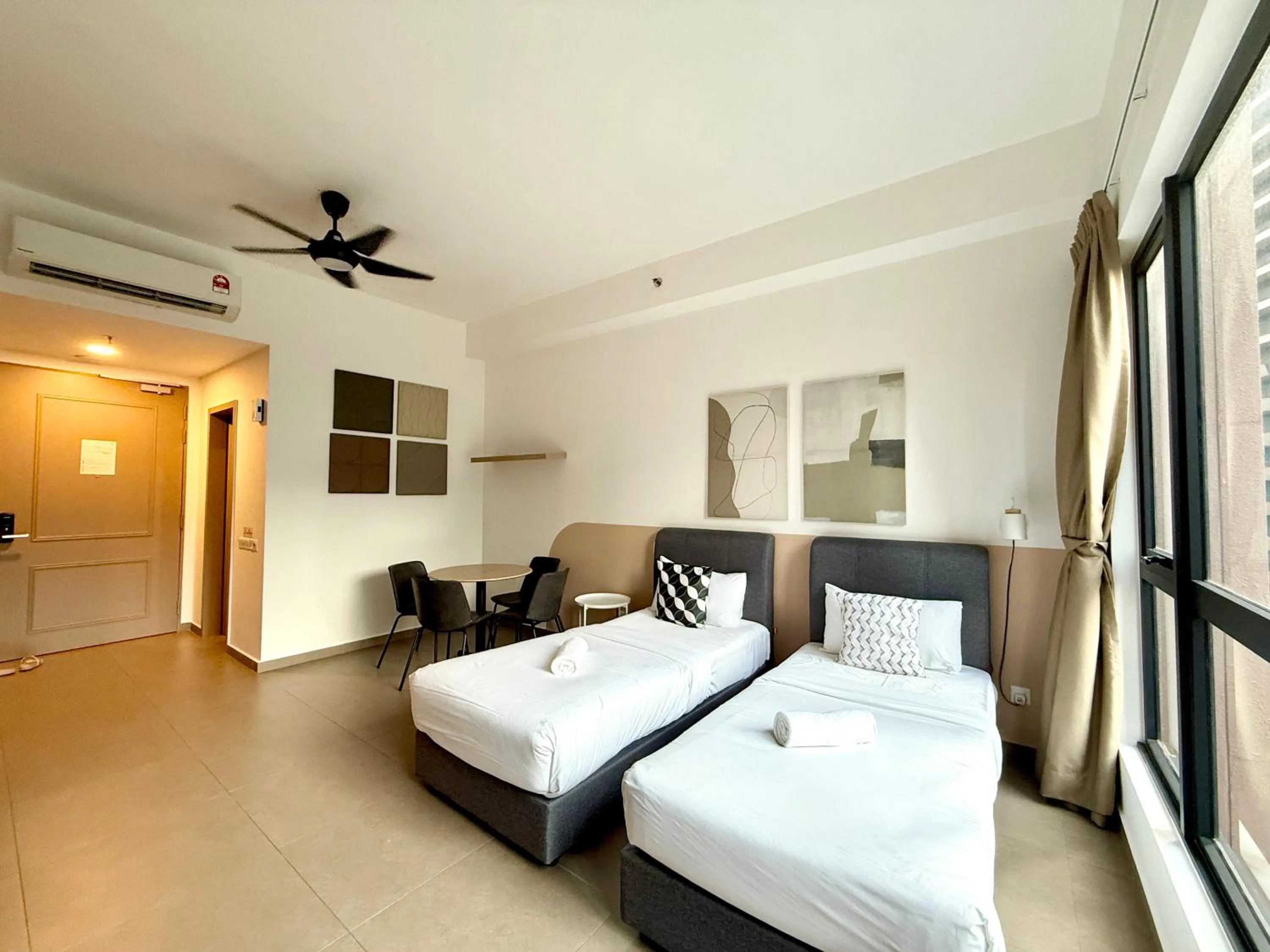 Bed in Mossaz Mana-Mana Suites Kuala Lumpur