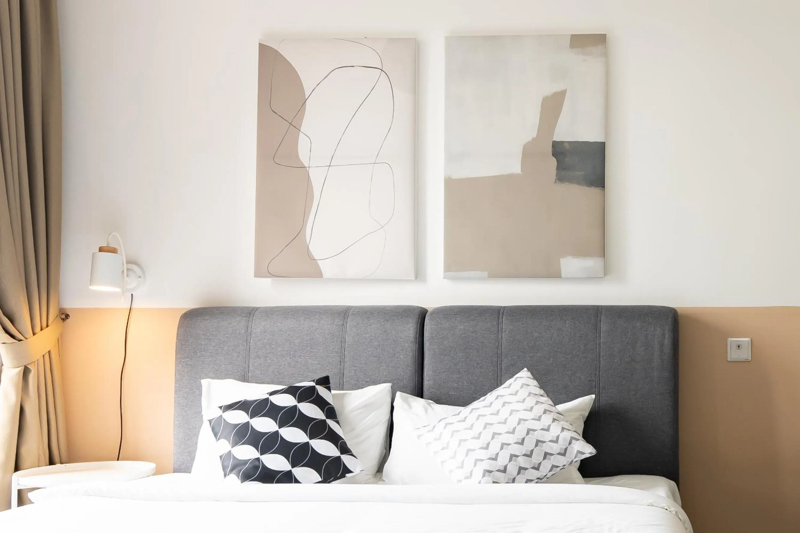 Bed in Mossaz Mana-Mana Suites Kuala Lumpur