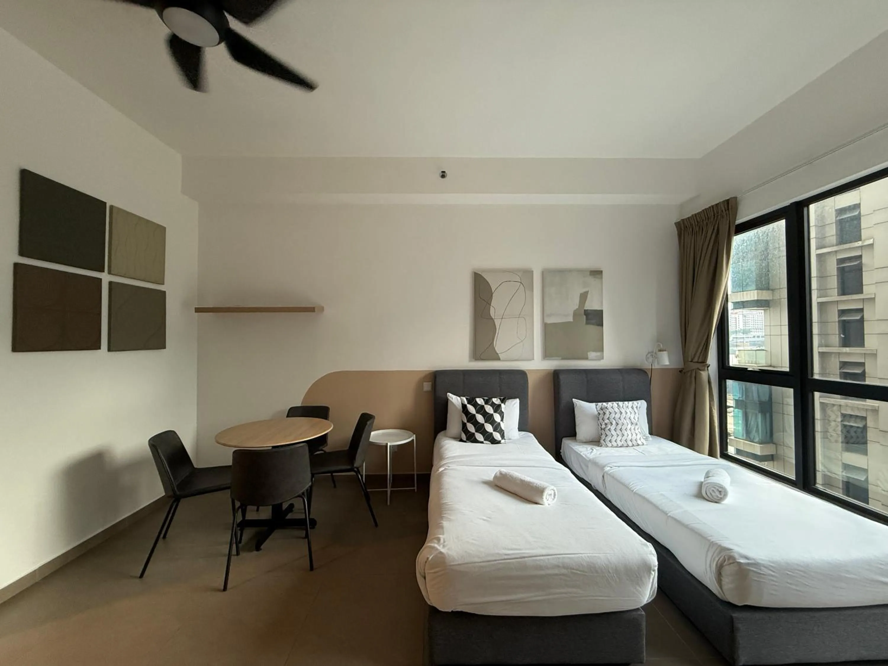 Bed in Mossaz Mana-Mana Suites Kuala Lumpur