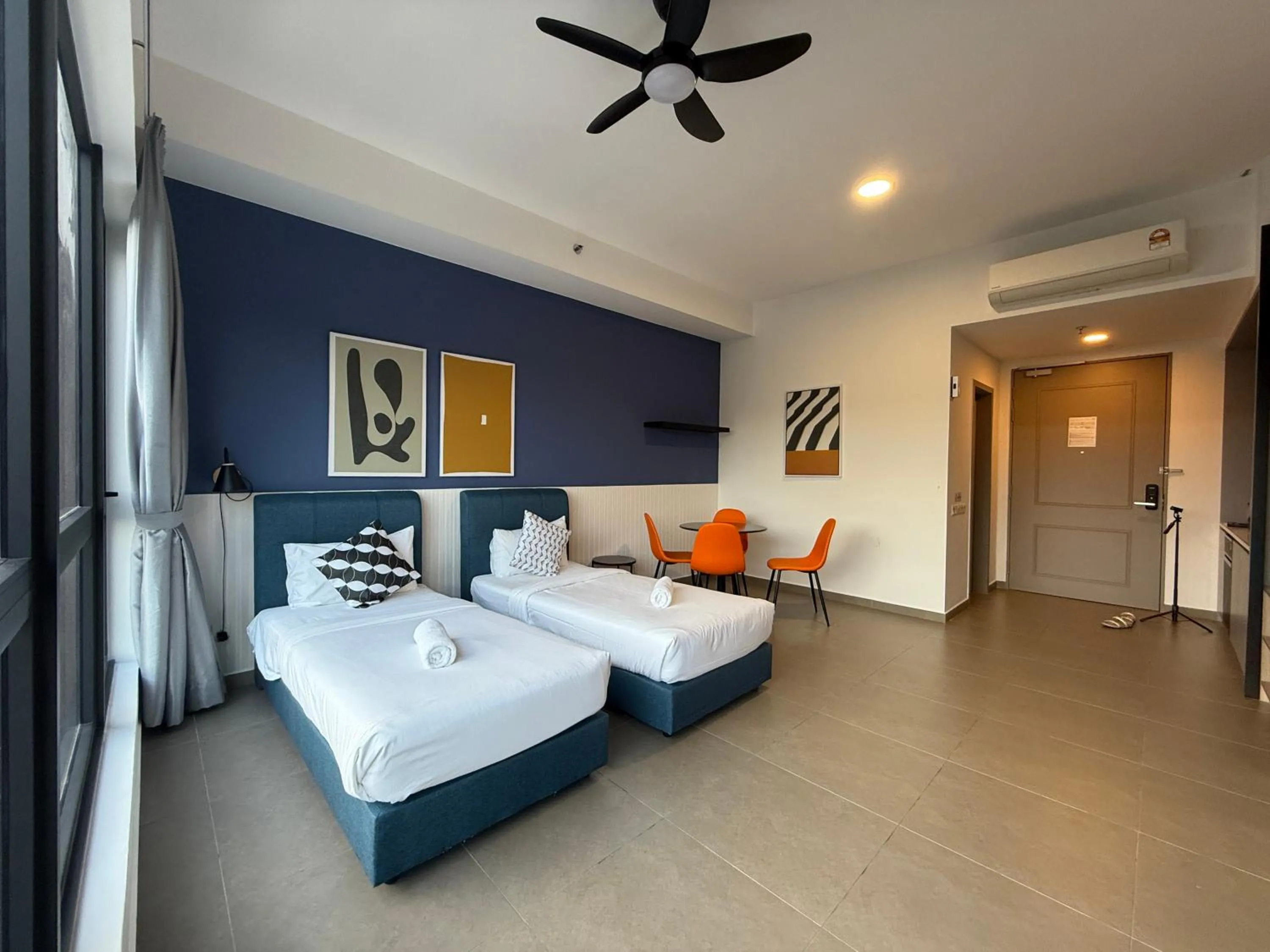 Bed in Mossaz Mana-Mana Suites Kuala Lumpur