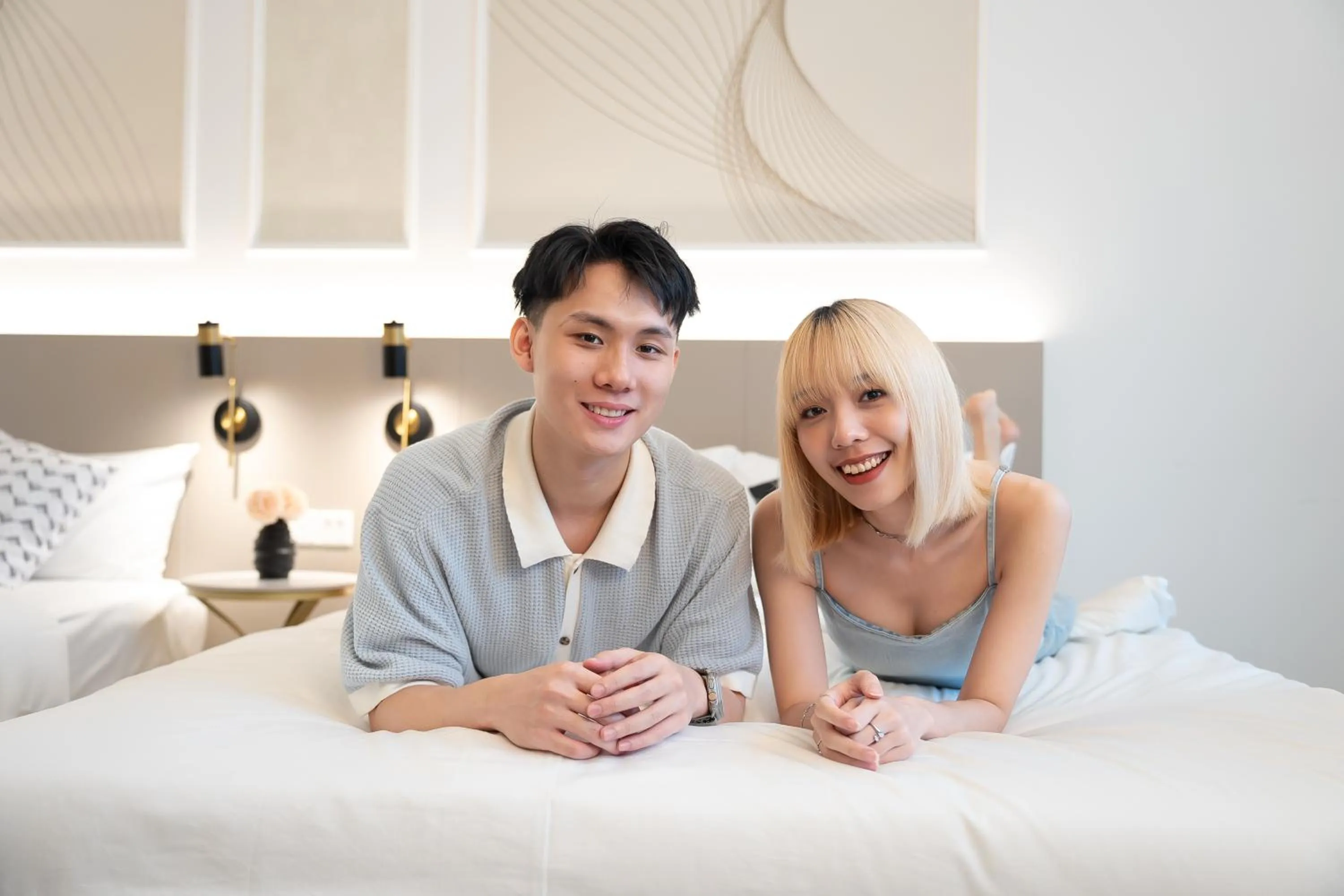 Bed in Mossaz Mana-Mana Suites Kuala Lumpur