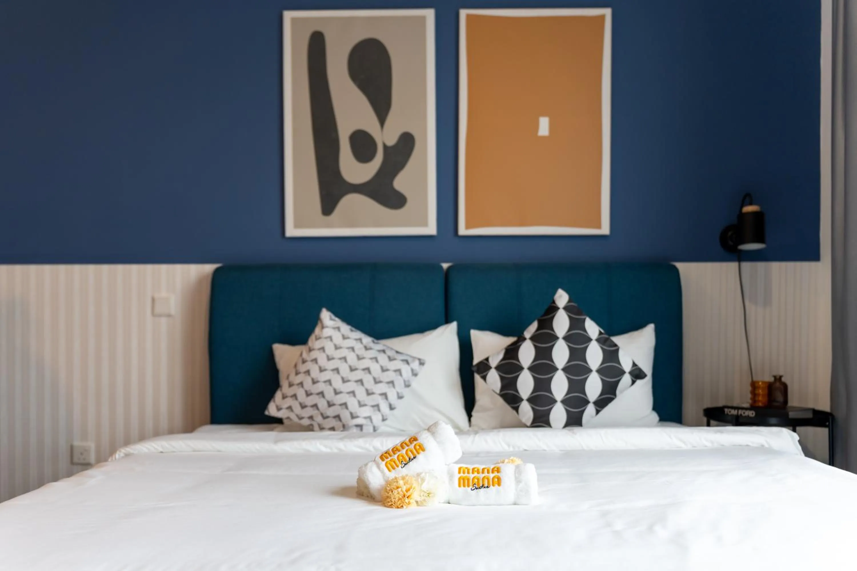 Bed in Mossaz Mana-Mana Suites Kuala Lumpur