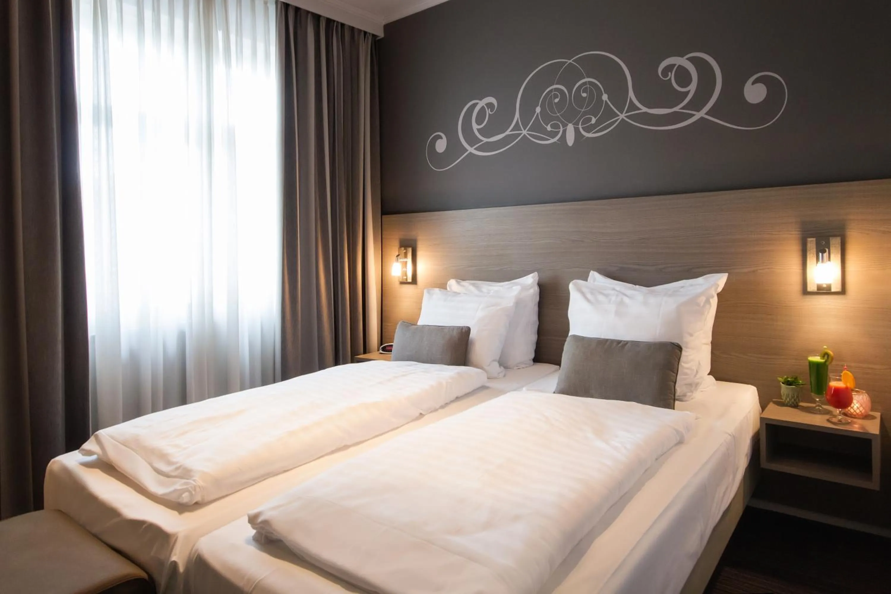 Bed in Grand Hotel Monopole