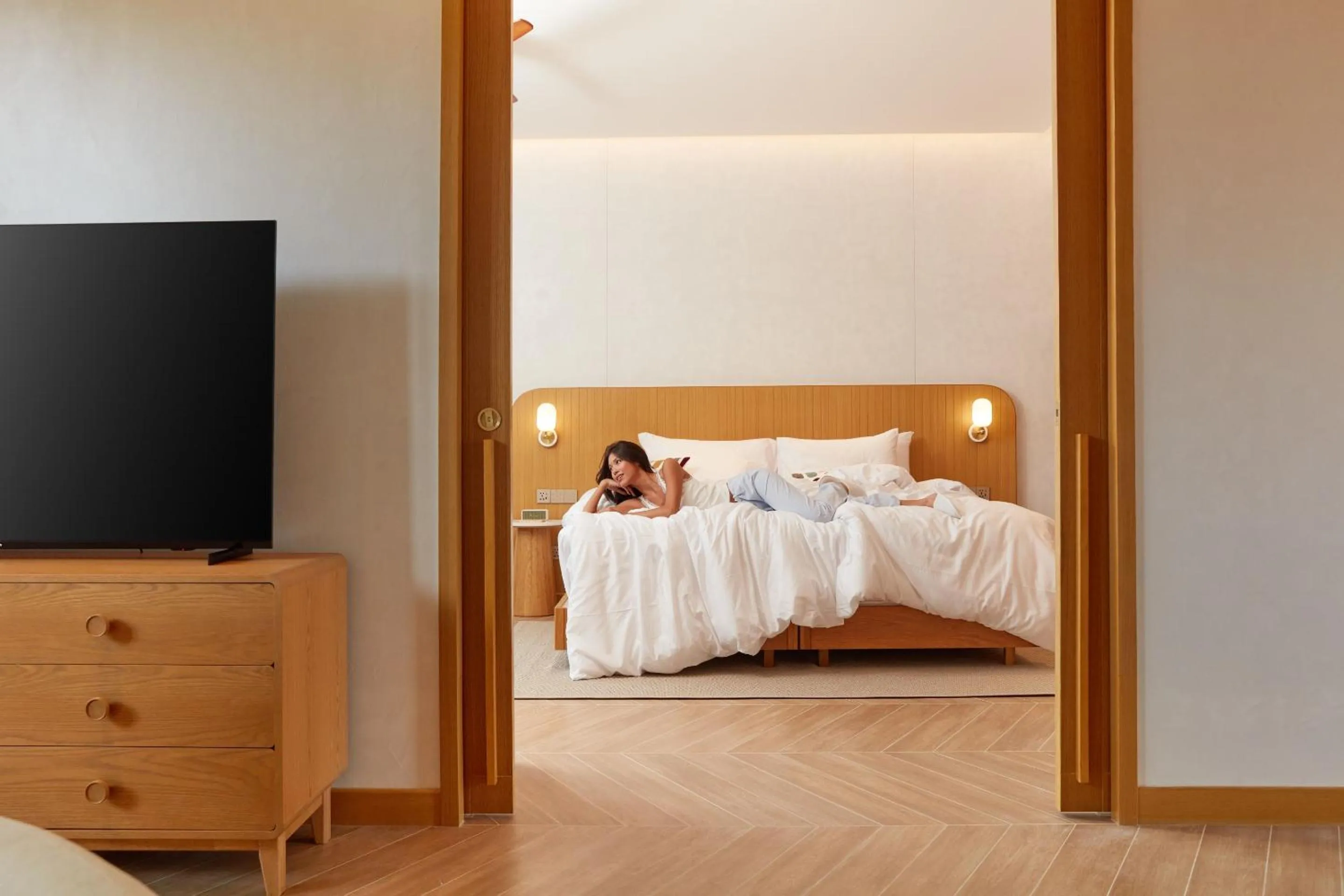 Bed in Marasca Samui - Small Luxury Hotels of the World