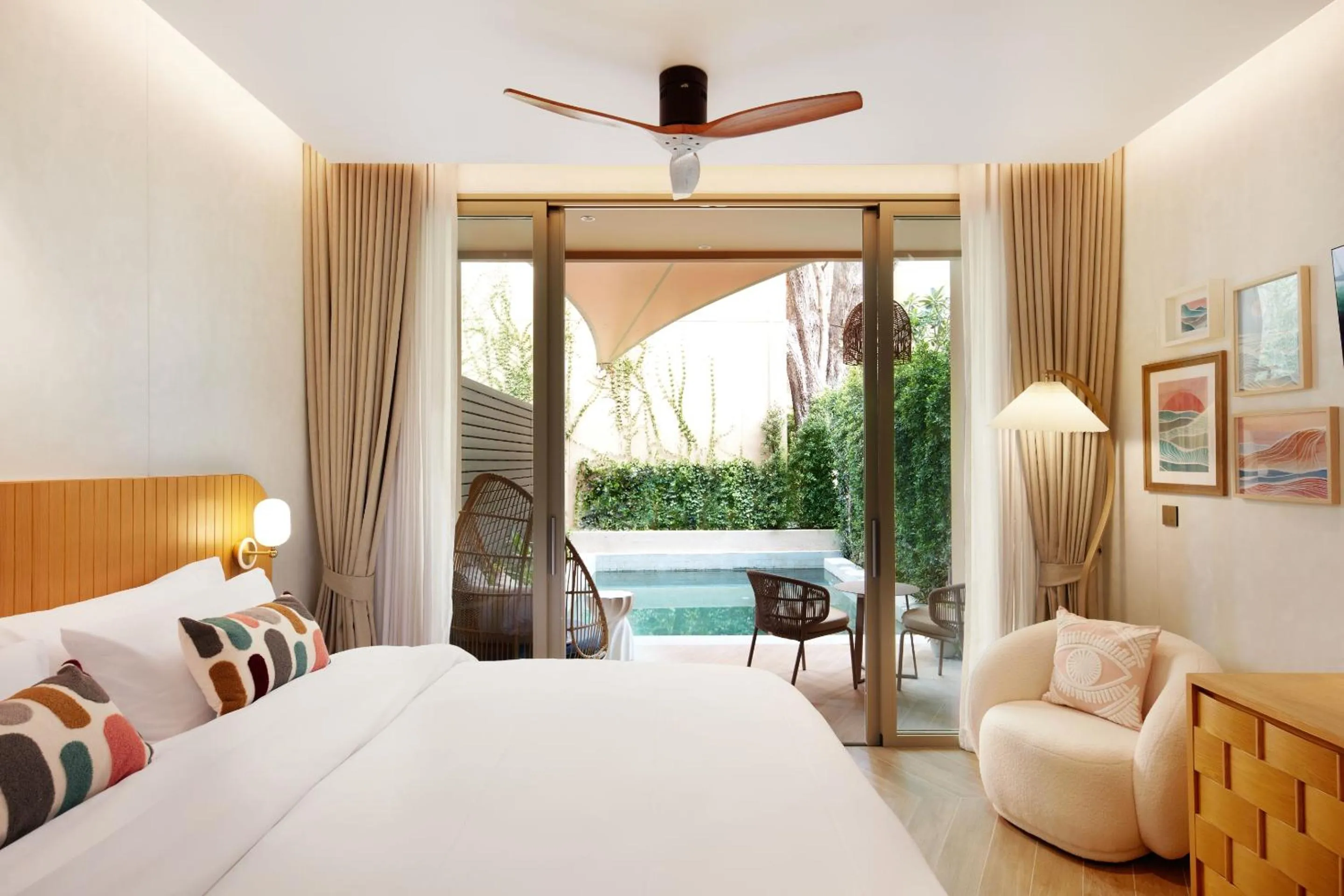 Bed in Marasca Samui - Small Luxury Hotels of the World