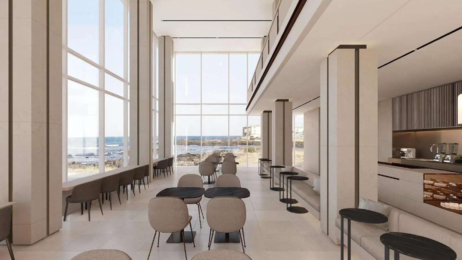 Restaurant/places to eat in Shilla Stay Plus Iho Tewoo Ocean Front