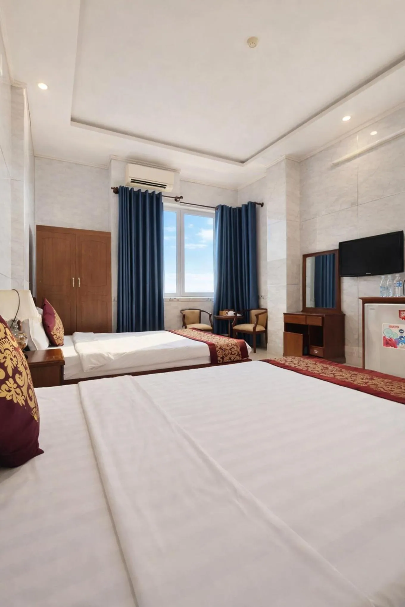 TV and multimedia, Bed in Hồng Nhung Hotel Kiên Giang