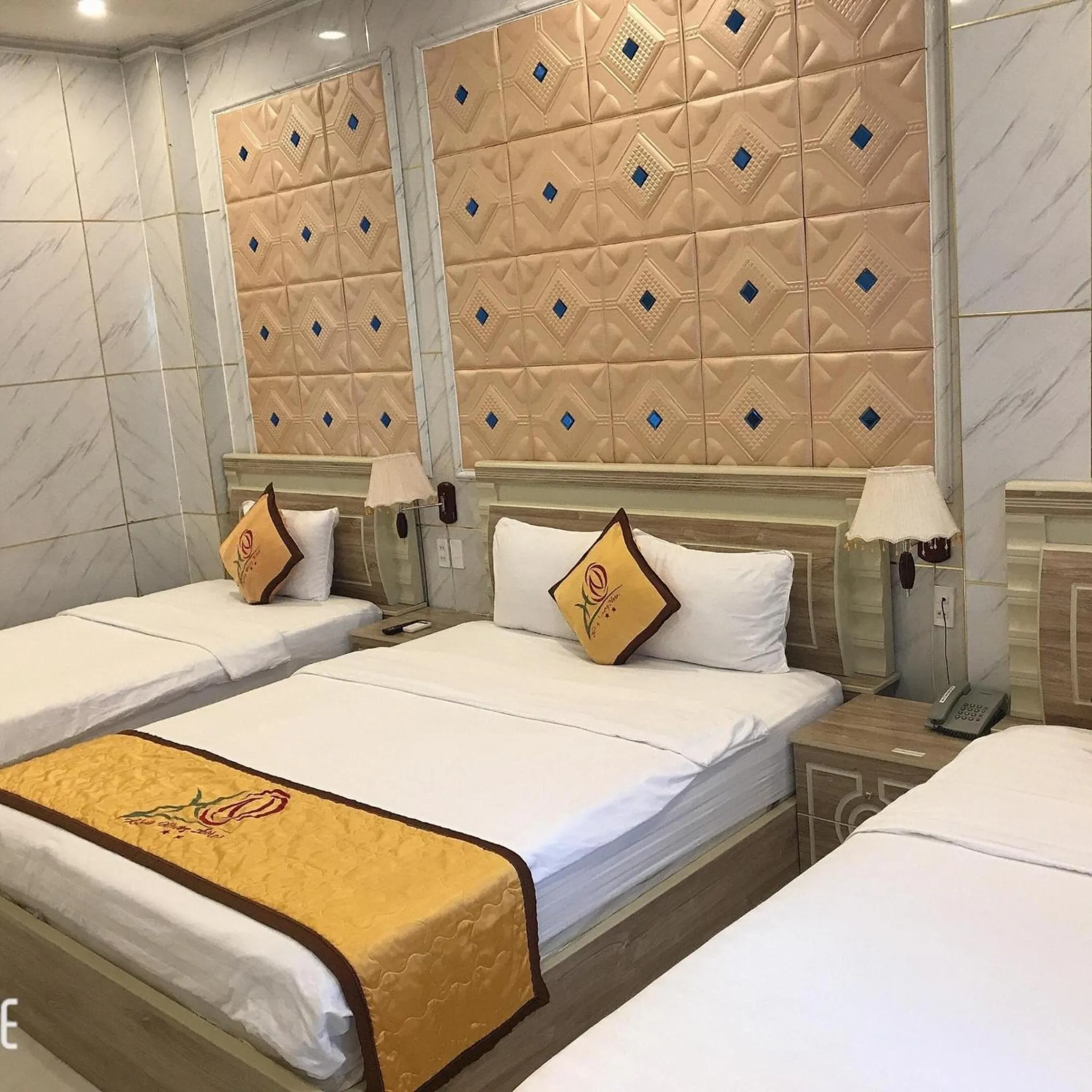 Bed in Hồng Nhung Hotel Kiên Giang