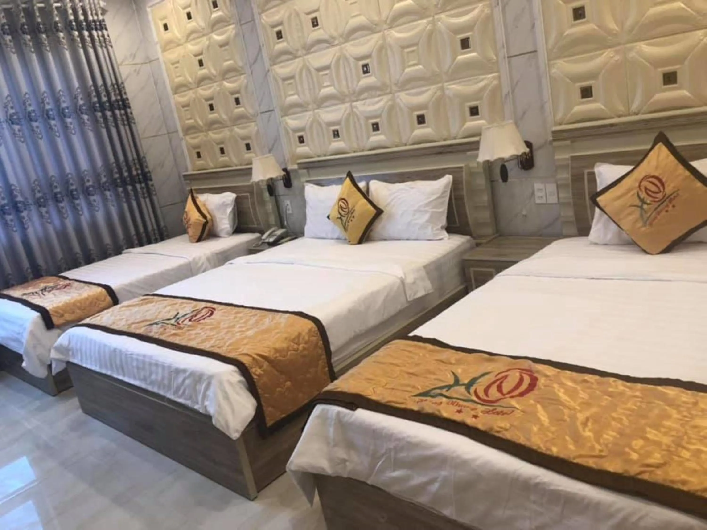 Bed in Hồng Nhung Hotel Kiên Giang