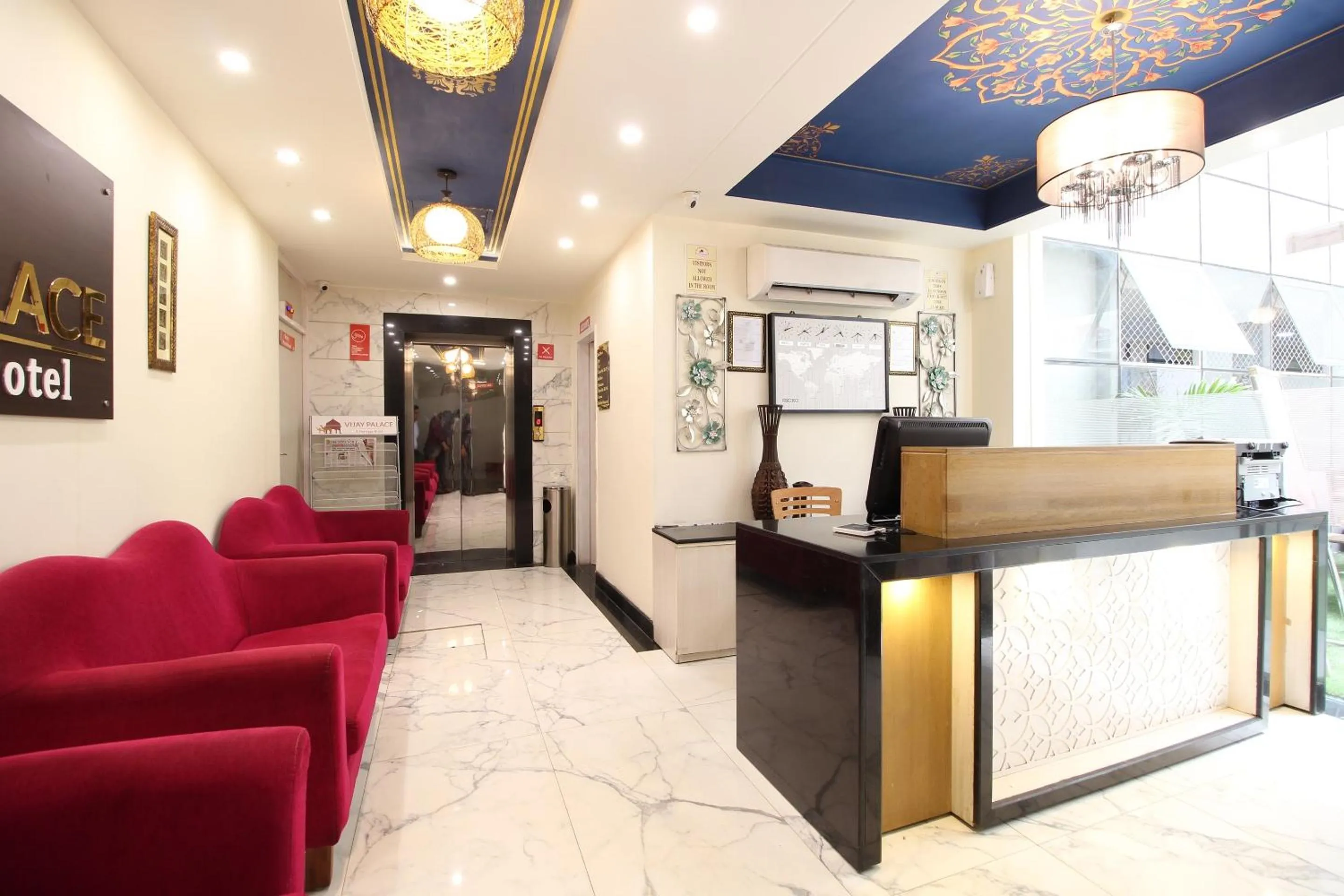 Lobby or reception in Collection O Vijay Palace