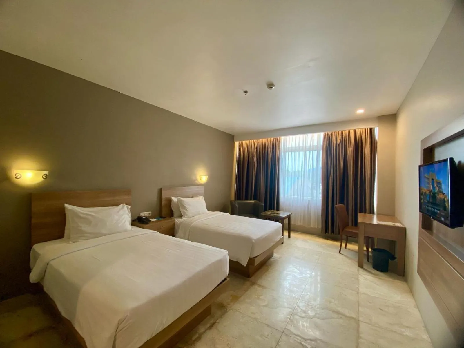 Bedroom, Bed in Grand Zuri Pematangsiantar