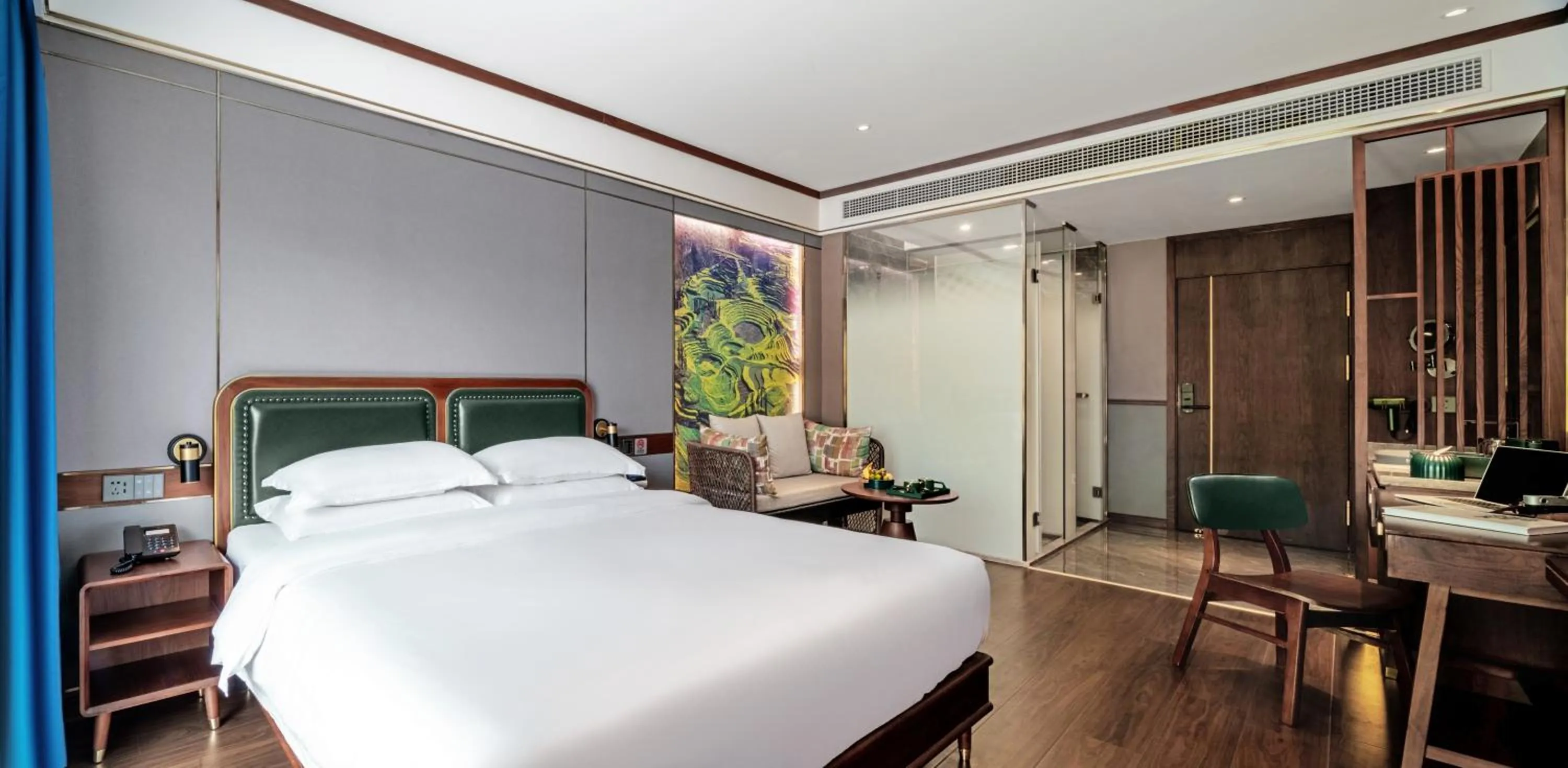 Bed in Nostalgia S Hotel Kunming Old Street