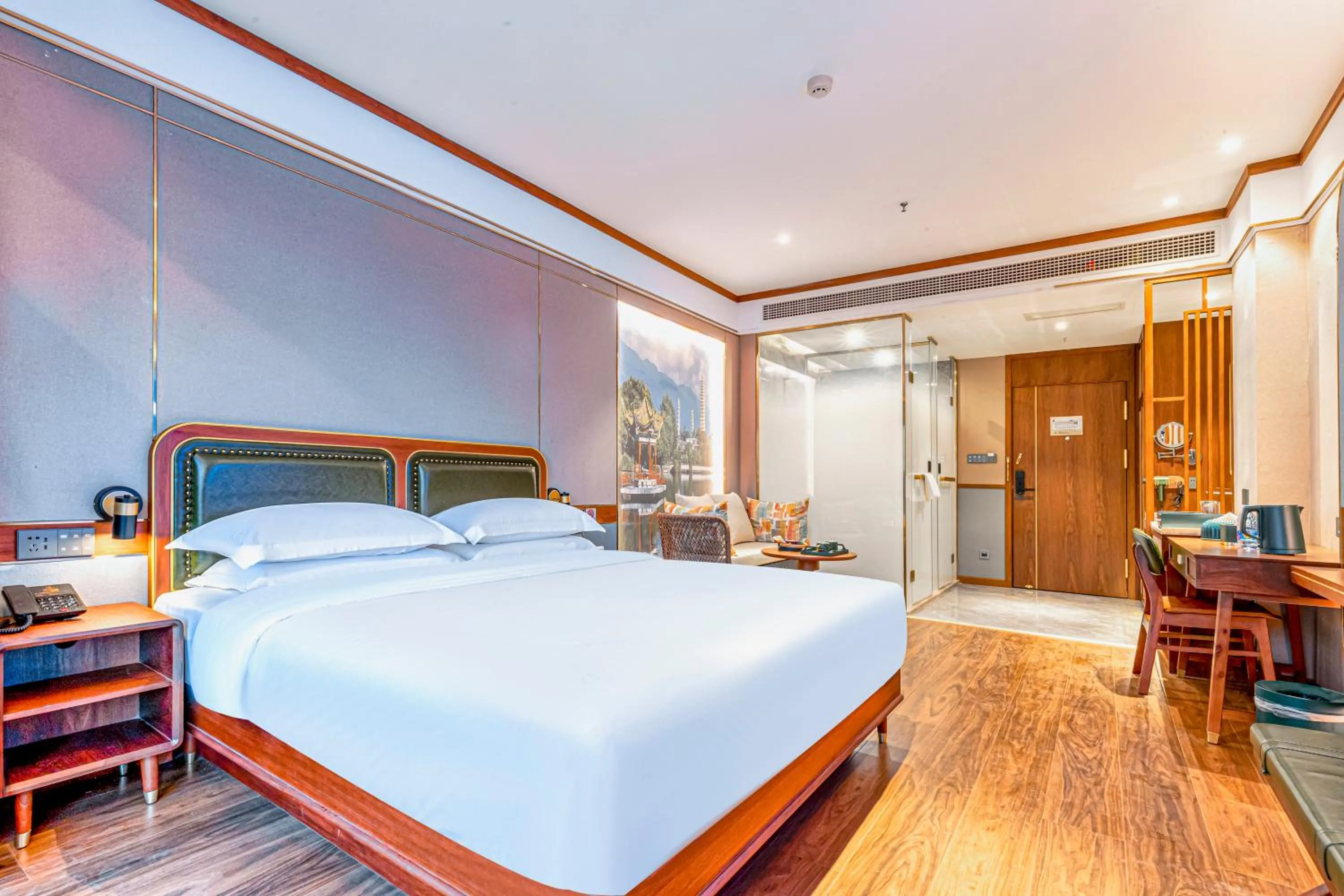 Bed in Nostalgia S Hotel Kunming Old Street