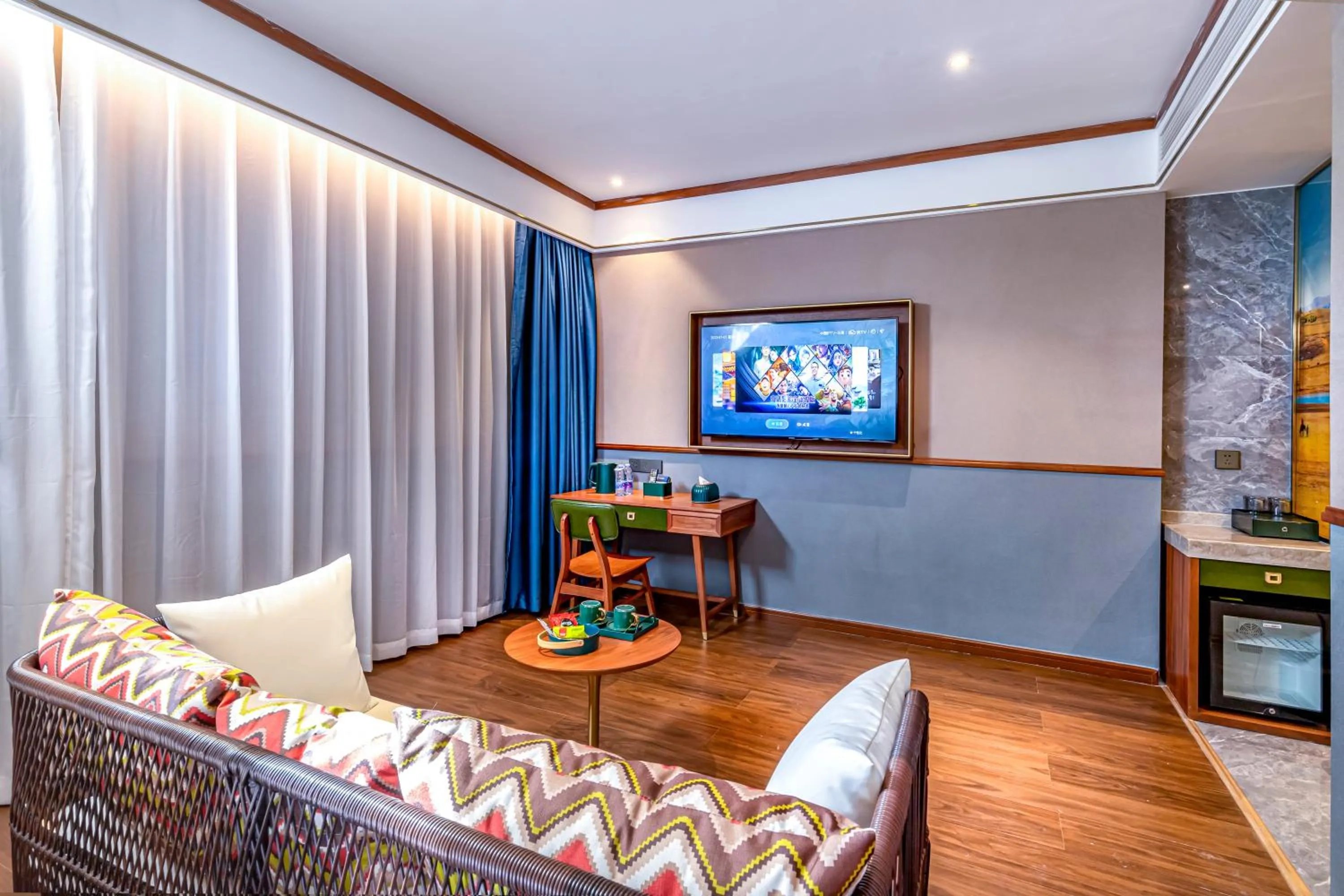 Bed in Nostalgia S Hotel Kunming Old Street