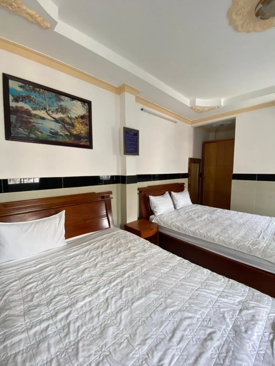 Bed in THANH NGỌC HOTEL