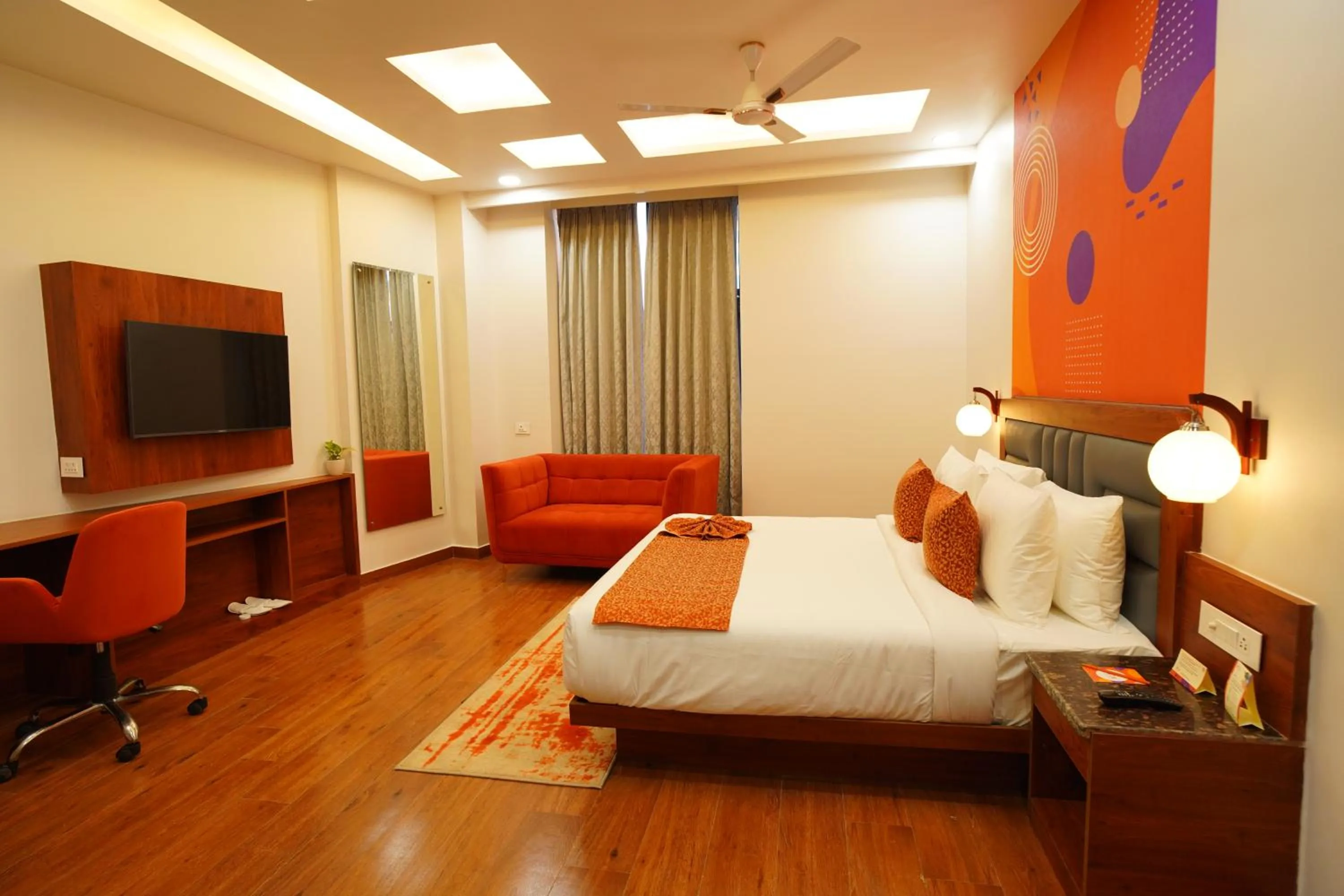 Bedroom, Bed in IRA By Orchid Noida