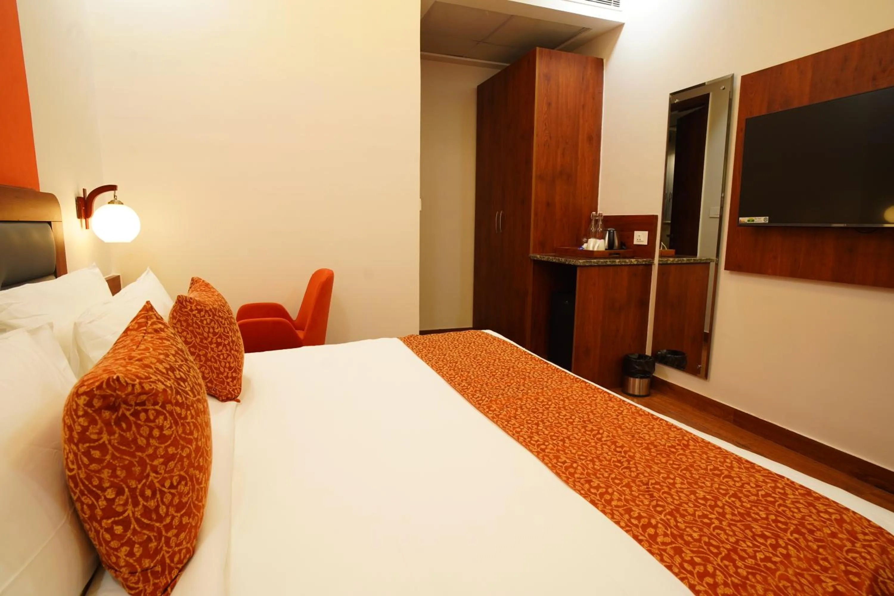 Bedroom, Bed in IRA By Orchid Noida