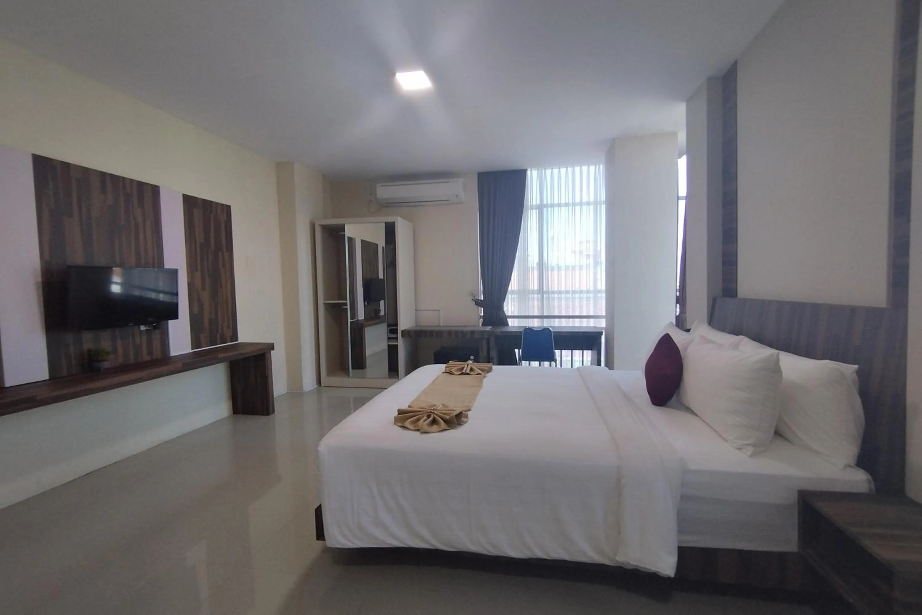 Bed in Great Cokro Edotel Lampung