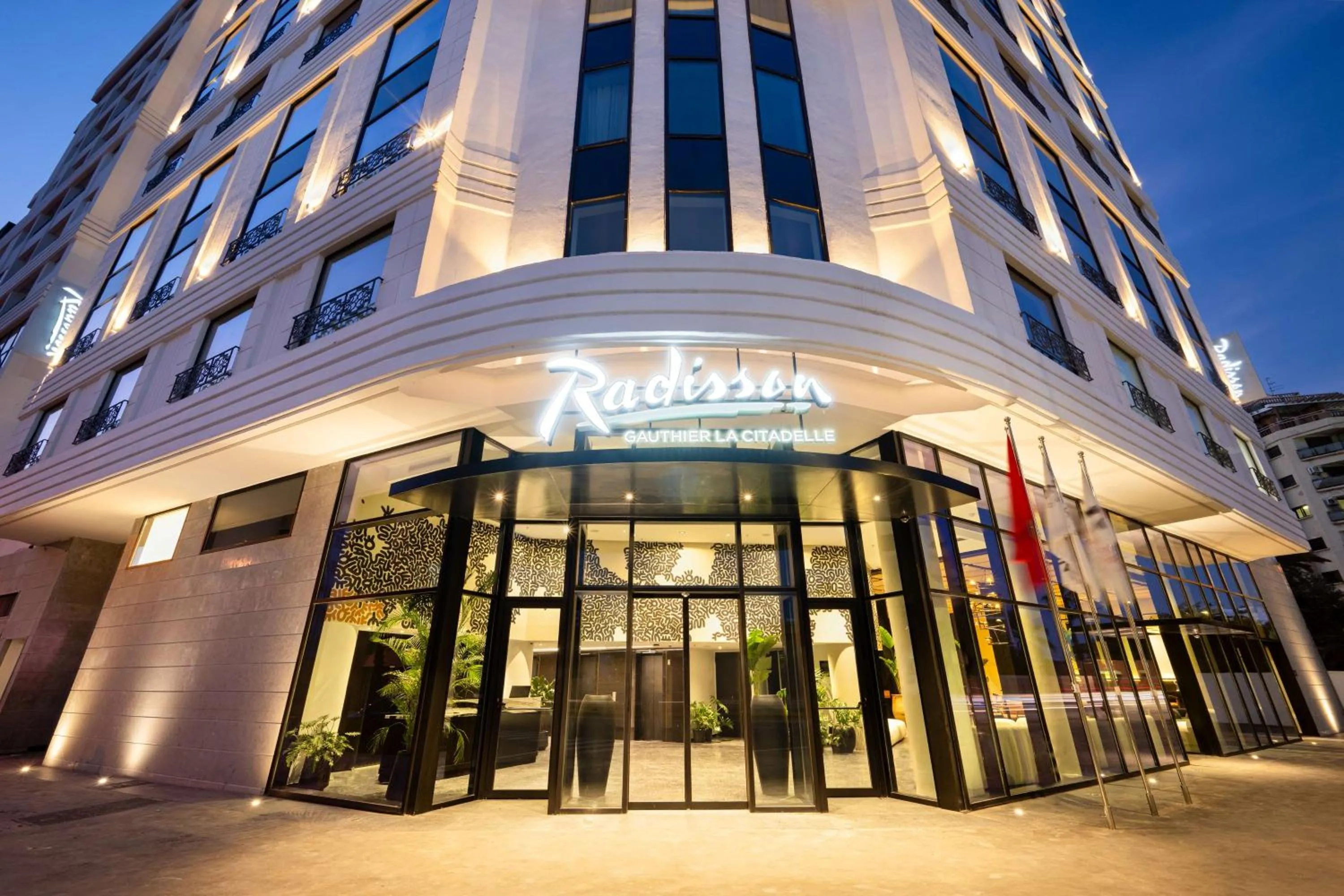 Property building in Radisson Hotel Casablanca Gauthier La Citadelle