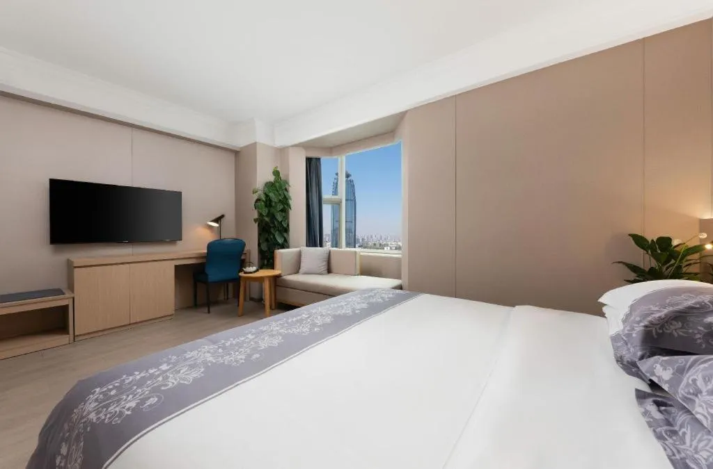 Bed in Greatwall Hotel - Zhengzhou