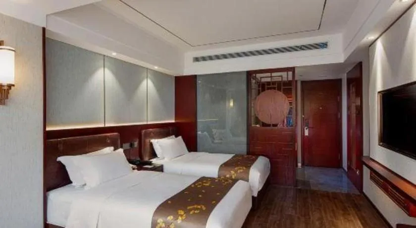 Bed in Xian Empress Hotel