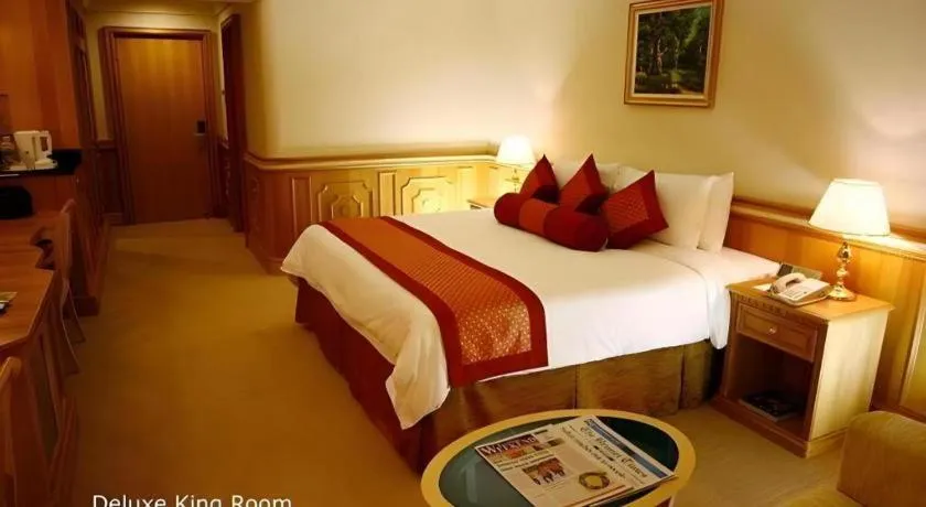 Bed in The Rizqun International Hotel