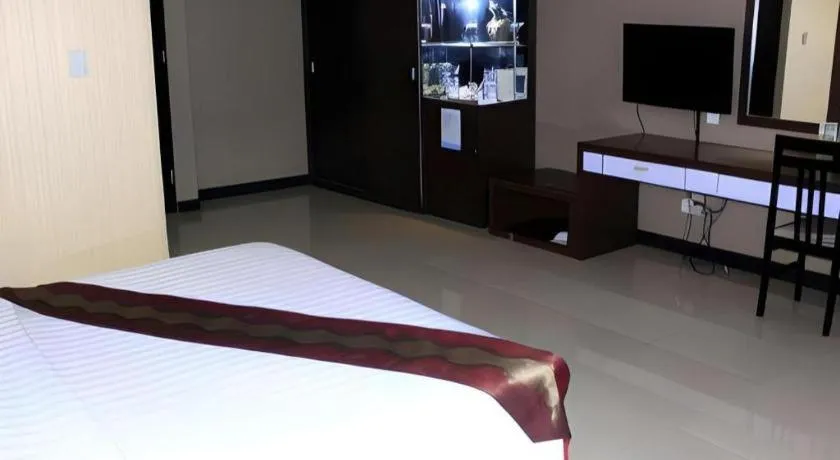 Bed in Grand Antares Hotel