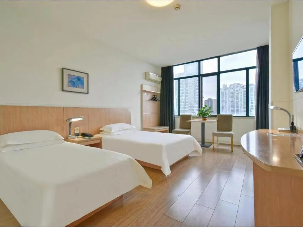 Bed in Jinjiang Inn E'ling Cultural and Creative Second Factory