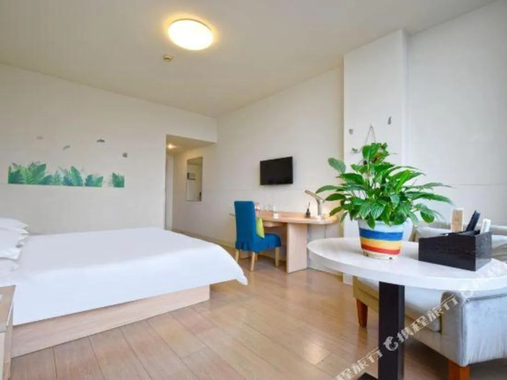 Bed in Jinjiang Inn E'ling Cultural and Creative Second Factory