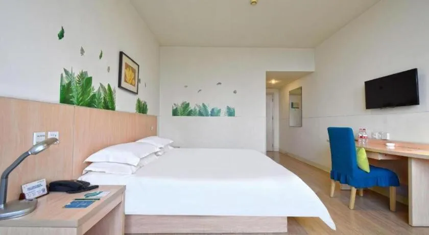 Bed in Jinjiang Inn E'ling Cultural and Creative Second Factory