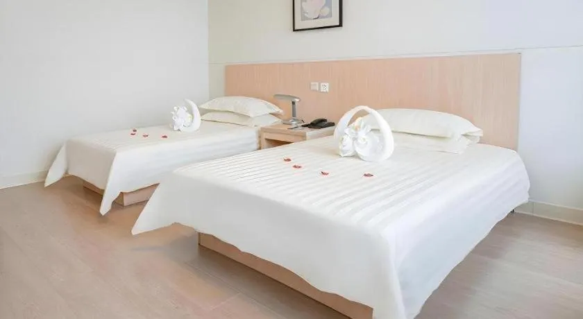 Bed in Jinjiang Inn E'ling Cultural and Creative Second Factory
