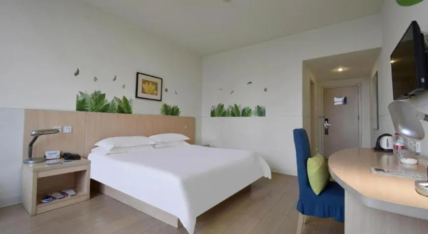 Bed in Jinjiang Inn E'ling Cultural and Creative Second Factory