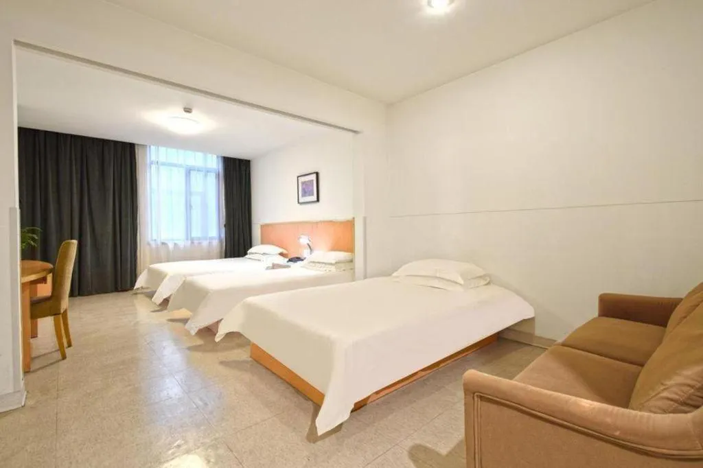 Bed in Jinjiang Inn E'ling Cultural and Creative Second Factory