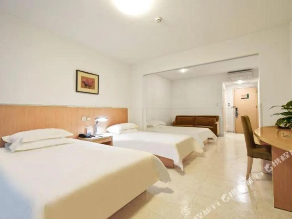 Bed in Jinjiang Inn E'ling Cultural and Creative Second Factory