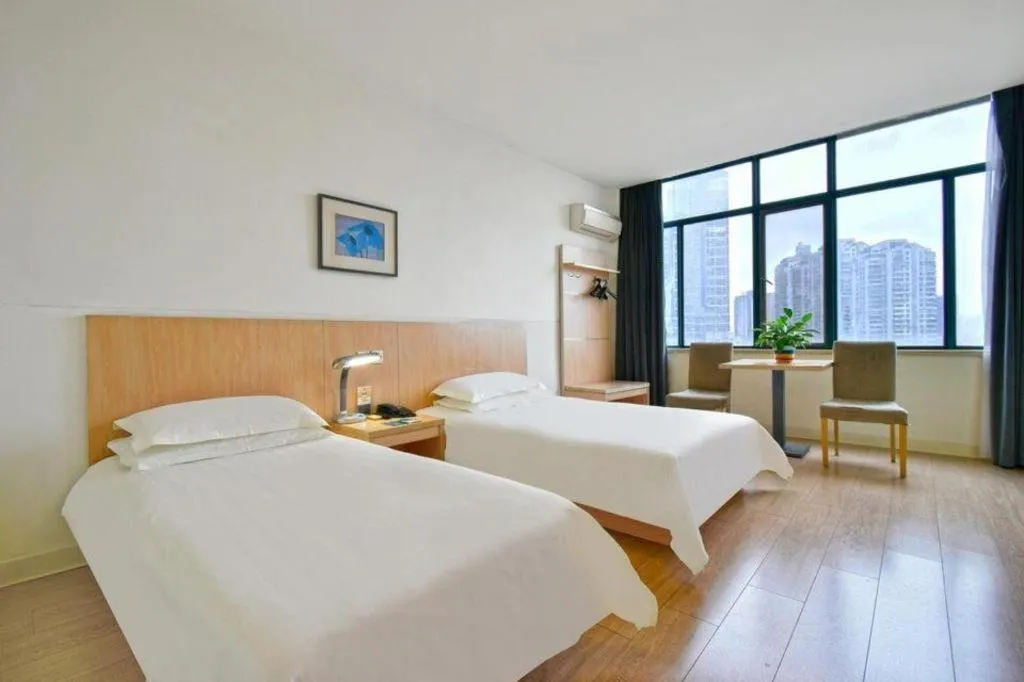 Bed in Jinjiang Inn E'ling Cultural and Creative Second Factory