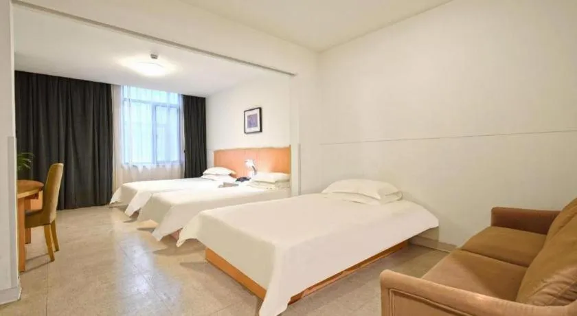 Bed in Jinjiang Inn E'ling Cultural and Creative Second Factory