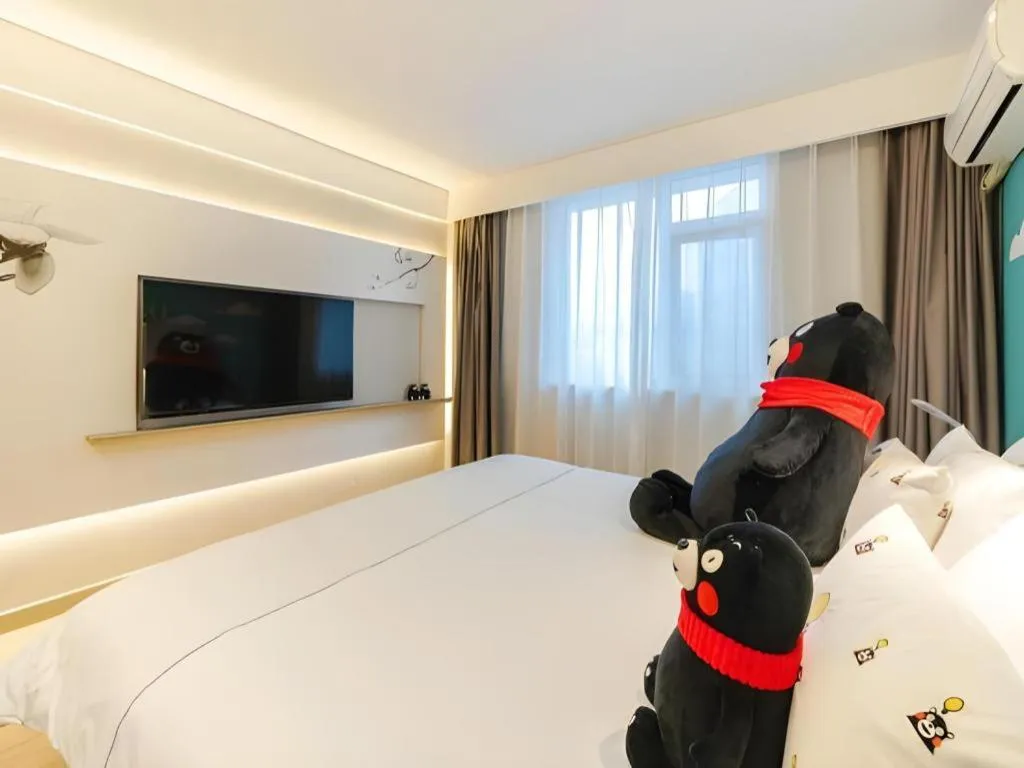 Bed in Magnotel Ningbo Tianyi Plaza Railway Station