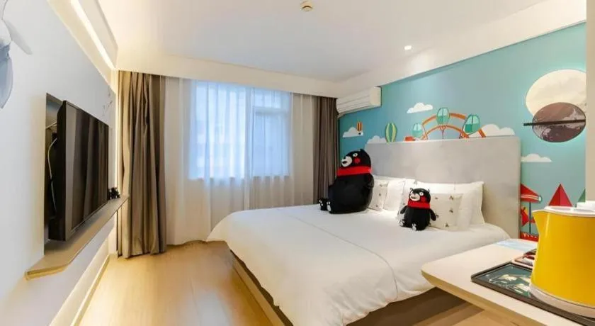 Bed in Magnotel Ningbo Tianyi Plaza Railway Station