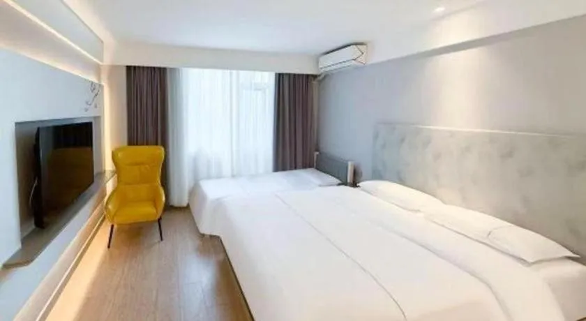 Bed in Magnotel Ningbo Tianyi Plaza Railway Station