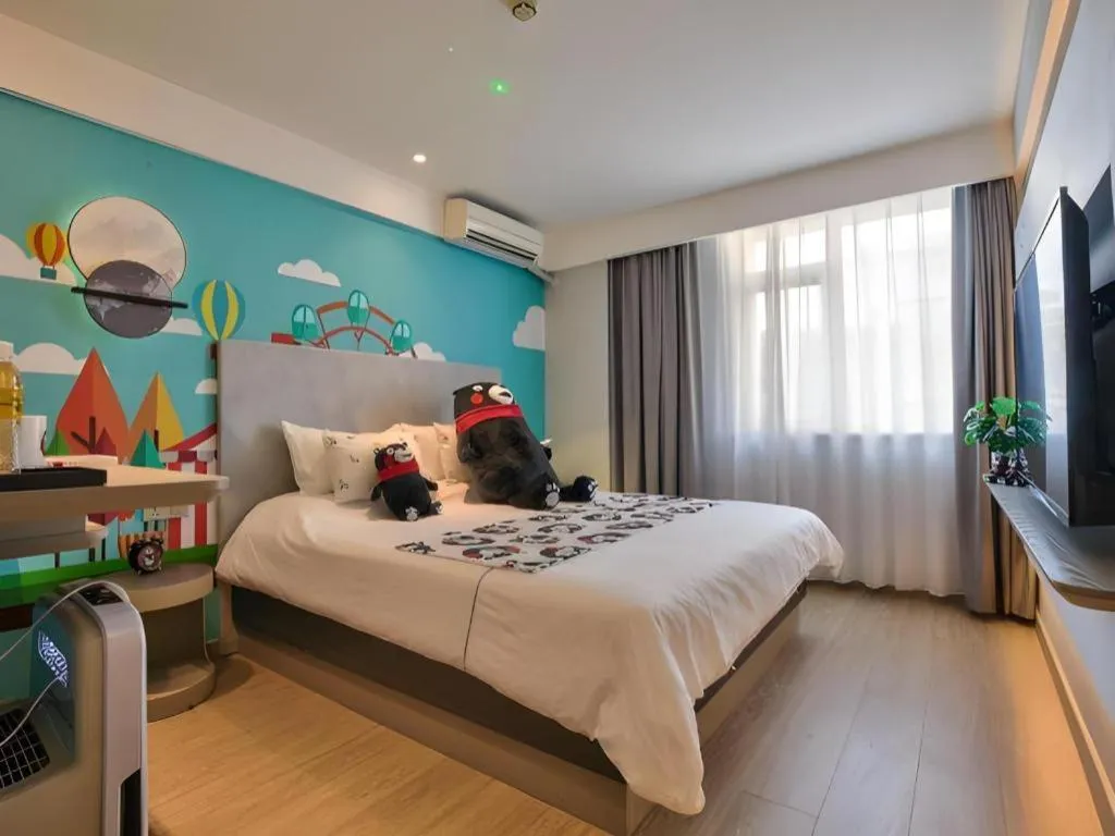 Bed in Magnotel Ningbo Tianyi Plaza Railway Station