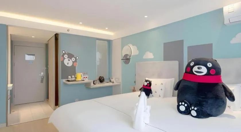 Bed in Magnotel Ningbo Tianyi Plaza Railway Station