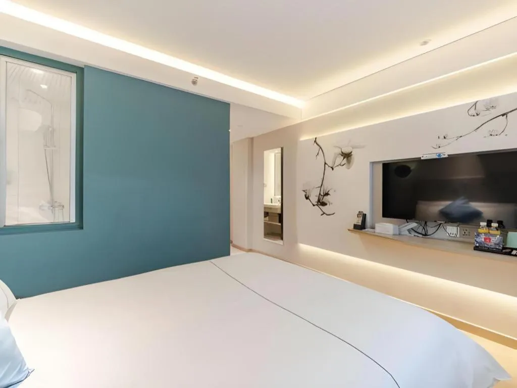 Bed in Magnotel Ningbo Tianyi Plaza Railway Station